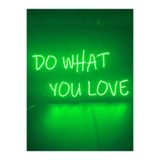 Dekoraven Do What You Love Neon Led Duvar Aydınlatması Neon Yazı Tabela, doyeşravennweon