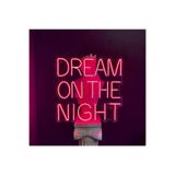 dekoraven Dream On The Night Neon Tabela Kırmızı, dreamwar