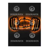 dekoraven Dumbell Led Işıklı Tablo amber sarısı