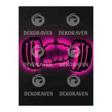 dekoraven Dumbell Led Işıklı Tablo pembe
