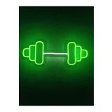 dekoraven Dumbell Neon Tabela Fitness Neon Led Dekoratif Duvar Aydınlatması Spor Neon Duvar Dekorasyonu dumbellneon