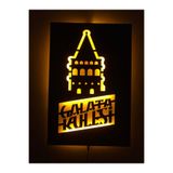 dekoraven Galata Kulesi Dekoratif Led Işıklı Ahşap Tablo, galata3