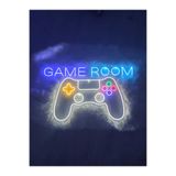 dekoraven Game Room Gamer Playstation Neon Led Tabela Dekoratif Aydınlatma, gameroomps