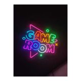 Dekoraven Gamer Room Oyuncu Odası Neon Tabela Neon Yazı Dekoratif Aydınlatma, gamerroomraven502