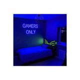 Dekoraven Gamers Only Gamer Neon Oyuncu Odası Dekor Neon Tabela(80X40Cm), gmravaenmav