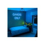 Dekoraven Gamers Only Gamer Neon Oyuncu Odası Dekor Neon Tabela(80X40Cm), gmravaenturk