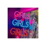 dekoraven Girls Girls Girls Yazılı Neon Led Tabela, girlgirl2
