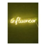 Dekoraven Influencer Dekoratif Led Duvar Aydınlatması Neon Led Yazı Tabela, infsarravenneon