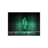 Dekoraven Kaktüs Neon Led Dekoratif Duvar Yazısı Tabelası Aydınlatması Gece Lambası Smc 1053