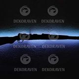 dekoraven Kar98 Silah Led Işıklı Tablo beyaz