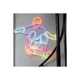 dekoraven Kaykay-skateboard Neon Tabela Neon Yazı Dekoratif Aydınlatma Ve Gece Lambası kaykayneon