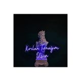 Dekoraven Kırılan Tırnağım Olsun Kuaför Güzellik Merkezi Neon Led Tabela(70X30Cm), olsunravblu