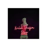 Dekoraven Kırılan Tırnağım Olsun Kuaför Güzellik Merkezi Neon Led Tabela(70X30Cm), olsunravred
