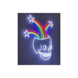 dekoraven Kuru Kafa Gökkuşağı Neon Led Tabela, kurugök