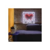 dekoraven Love Kalp Neon Tabela Neon Yazı Dekoratif Aydınlatma Ve Gece Lambası kalpnewraven