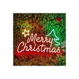 dekoraven Merry Christmas Yılbaşı Süsü Noel Neon Tabela Neon Yazı Dekoratif Aydınlatma noel2