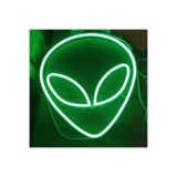 Dekoraven Neon Led Aydınlatma Alıen Gece Lambası Parti Süsü Işıklı Duvar Dekor