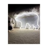 Dekoraven Neon Led Aydınlatma Bear Gece Lambası Parti Süsü Işıklı Duvar Dekor