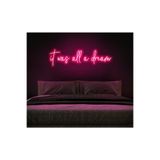 Dekoraven Neon Led Aydınlatma Dream Gece Lambası Parti Süsü Işıklı Duvar Dekor