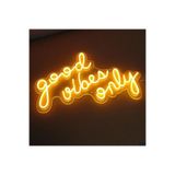 Dekoraven Neon Led Aydınlatma Gvy Gece Lambası Parti Süsü Işıklı Duvar Dekor