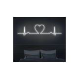 Dekoraven Neon Led Aydınlatma Heart Gece Lambası Parti Süsü Işıklı Duvar Dekor