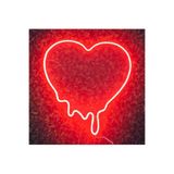 Dekoraven Neon Led Aydınlatma Kalp Gece Lambası Parti Süsü Işıklı Duvar Dekor