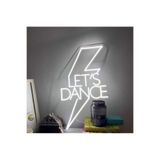 Dekoraven Neon Led Aydınlatma Letdance Gece Lambası Parti Süsü Işıklı Duvar Dekor