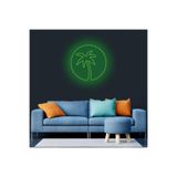 Dekoraven Neon Led Aydınlatma Palm Gece Lambası Parti Süsü Işıklı Duvar Dekor