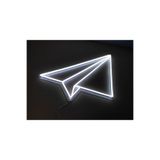 Dekoraven Neon Led Aydınlatma Plane Gece Lambası Parti Süsü Işıklı Duvar Dekor