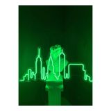 dekoraven New York Neon Led Tabela Dekoratif Aydınlatma Yeşil 85x33 cm, newyork1