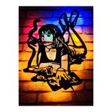 dekoraven Pulp Fiction Mia Wallace Led Işıklı Ahşap Tablo - Duvar Dekorasyonu, pulp1
