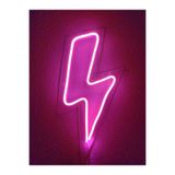 Dekoraven Şimşek Neon Led Dekoratif Aydınlatma Pembee, DEKORAVENŞİMŞEK12