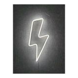 Dekoraven Şimşek Neon Led Dekoratif Aydınlatma Ve Gece Lambası, şimşekbeyazraven