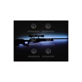 dekoraven Sniper Led Işıklı Duvar Tablosu Beyaz 55x20 cm, awm