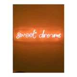 Dekoraven Sweet Dreams Neon Led Dekoratif Aydınlatma Turuncu