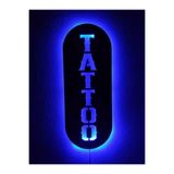 Dekoraven Tattoo Dövme Led Işıklı Ahşap Tablo Tabela, taatmav12