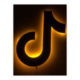 dekoraven Tiktok Led Işıklı Tablo amber