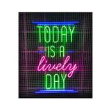 Dekoraven Today Is A Lively Day Neon Led Tabela Kafe Dükkan Neon Dekorasyon, tomavraven