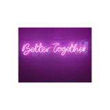 dekoraven Together Neon Led Duvar Yazısı, better