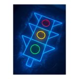dekoraven Trafik Lambası Çocuk Odası Neon Led, trafrvn