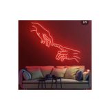 Dekoraven Two Hand Neon Led 100 X 35 Cm