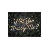 Dekoraven Will You Marry Me? Neon Led Işık 40 * 60 Cm