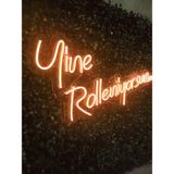 Dekoraven Yine Rolleniyorsun Neon LED Tabela Dekoratif AYDINLATMA(60X35CM) - 60 cm - Turuncu