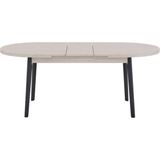 Dekorazi Morten Kelebek Açılır Yemek Masası 90X156 cm - Gri - Füme