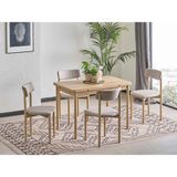 Dekorazi Perla Modern Açılır Fonksiyonlu Yonga Levha Masa Takımı 4 Sandalyeli 110x70x73 cm