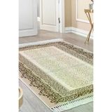 Dekoreko 1818 İnci Dijital Saçaklı 80x120 cm Salon Halı
