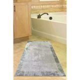 Dekoreko 1921K2-9 Kaymaz Taban Djt Banyo Halısı Trend Modern 1921 Gri