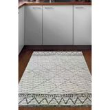 Dekoreko F5081K2-8 Kaymaz Taban Djt Mutfak Halısı Trend Iskandinav F5081 Gri