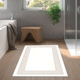 Dekoreko Kaymaz Taban Djt Banyo Halısı Star Pamuk Modern 626M Gri