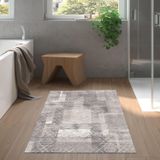 Dekoreko Kaymaz Taban Djt Banyo Halısı Trend İskandinav F5132 Gri